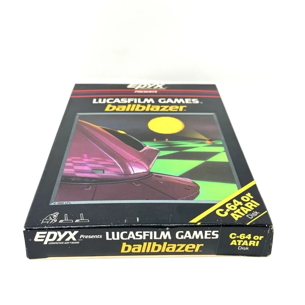 Ballblazer Commodore 64 128 Atari Lucasfilm Epyx 1985 Vintage Game Complete CIB
